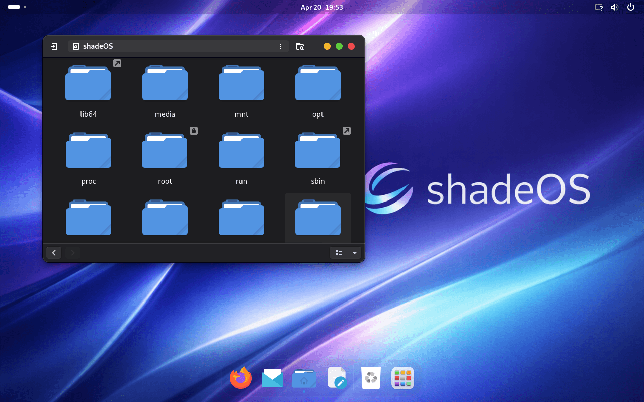 ShadeOS Desktop